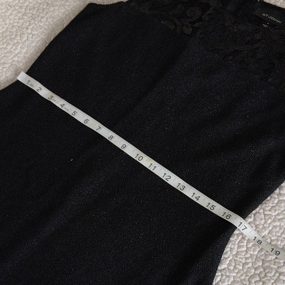 St John Dress Size 10 Black - Picture 6 of 16